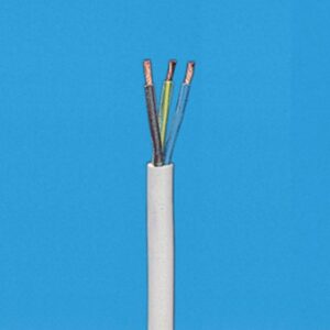 240V White flex 2.5MM (Per M)