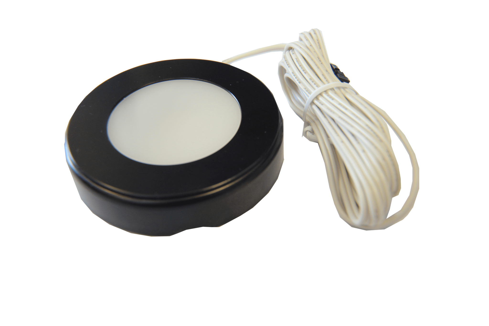 BLACK 70mm Recess mounted LED UK Leisure Parts