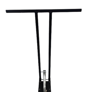 Black folding table support leg - 700mm high