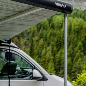 Fiamma F43van 270 Awning Deep Black - Royal Grey Fabric (08833A02R)