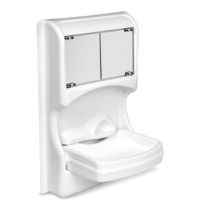 Reimo Folding Sink Vanity Unit With Folding Mirrors - 642011